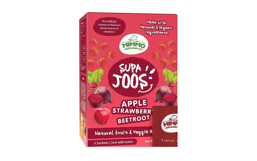 Mimmo Organics Supa Joos Apple Strawberry Beetroot    Pack  100 grams